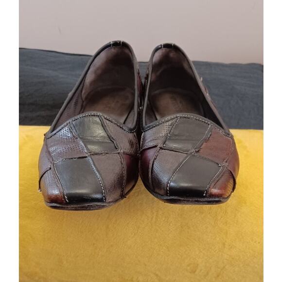 Sesto Meucci Italian Leather Flats Women's 8.5 M Classic Patchwork, Used Cond. - Picture 3 of 8